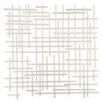 thumbnail image 1 of Cheungs 5803SV Iquara Square Metal Wall Art, Silver - Small, 1 of 1