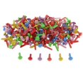 thumbnail image 2 of jifeng 100 Pcs Tête Ronde en Métal Attaches Papier pour Scrapbooking 4.5x8mm Coloré, 2 of 9