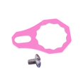 thumbnail image 2 of Fishing Reel Locking Plate, Fishing Reel Modification Accessories Fishing Reel Handle Lock Plate for Left and Right Hand for Drum Raft Reels Pink, 2 of 10