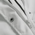 thumbnail image 5 of LSLJS Women Solid Rain Jacket Outdoor Plus Size Hooded Raincoat Windproof( White, XXXL), 5 of 5