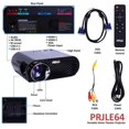 thumbnail image 3 of Pyle PRJLE64 HD 1080P Support Compact Couleur Pro Projecteur Numérique, 3 of 8