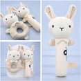 thumbnail image 3 of Bangcool Baby Rattle Toy Animal - 2PCS Stuffed Infant Hand Grip Toy Newborn Hand Rattle, 3 of 10