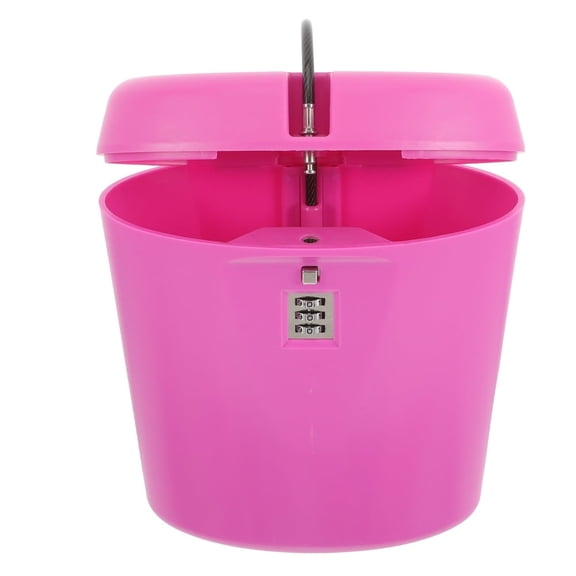 CHUANK Grande Capacité Boîte à Serrure en Plastique Étui de Rangement Portable pour l'Extérieur avec Poignée