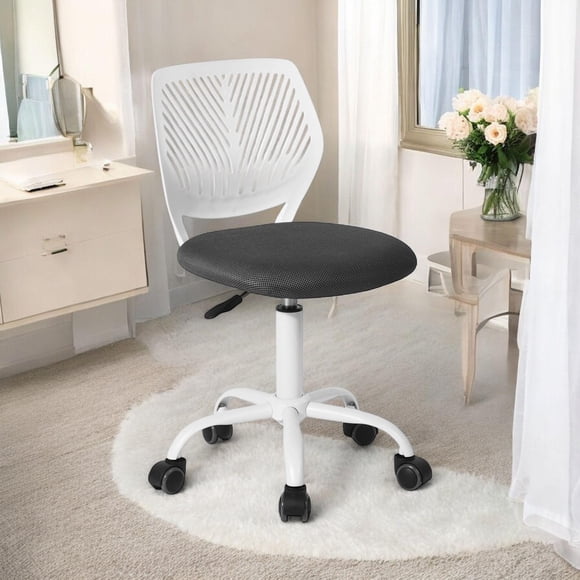Chaise de bureau ergonomique pour enfant Homy Casa avec roulettes pivotantes et réglables en hauteur, structure robuste