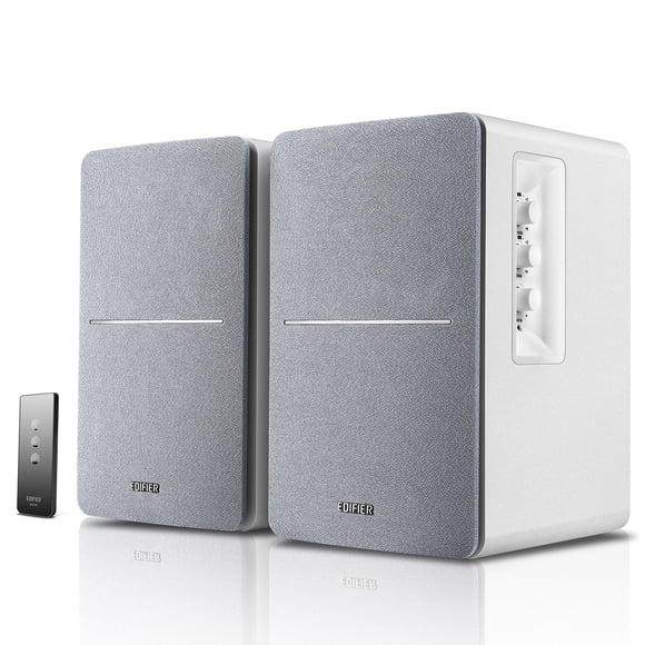 (Certified Refurbished) Edifier R1280T Powered Bookshelf Speakers, 2.0 Active Monitor Speaker System - White