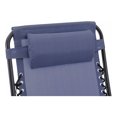 thumbnail image 4 of Sunjoy Chaise Longue Pliante Moderne à Gravité Zéro pour Extérieur, Bleue, 4 of 10