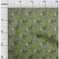 thumbnail image 1 of oneOone Viscose Jersey Fabric Leaves|Bird & Floral Block Decor Fabric Printed BTY 60 Inch Wide, 1 of 5