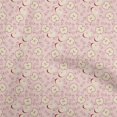 thumbnail image 1 of oneOone Jersey en Viscose Rouge Pâle Tissu Matière de Robe Tissu Imprimé Tissu au Mètre 60 Pouces de Large, 1 of 4