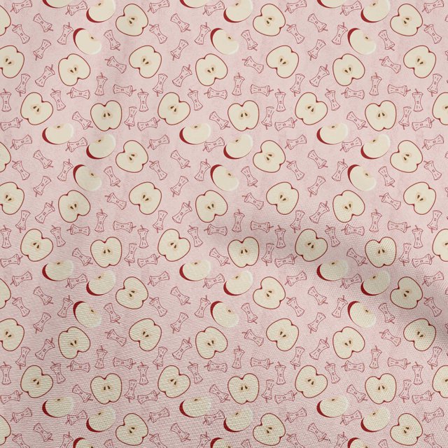 oneOone Jersey en Viscose Rouge Pâle Tissu Matière de Robe Tissu Imprimé Tissu au Mètre 60 Pouces de Large
