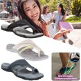 thumbnail image 2 of CAROOTU Open Toe Women Sandals for Summer Beach Arch Support Design Flip Flop Flat Heel, 2 of 6