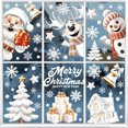 thumbnail image 4 of pitrice 9pack/lot Christmas Window Stickers Reusable Snowman Print Decoration Christmas Stickers For Windows E, 4 of 6
