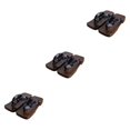 thumbnail image 1 of ZheElen Japanese Clogs Slippers Geta Sandals Flip Flops for Men Women 36 Blue Square Size 45 3Set, 1 of 6