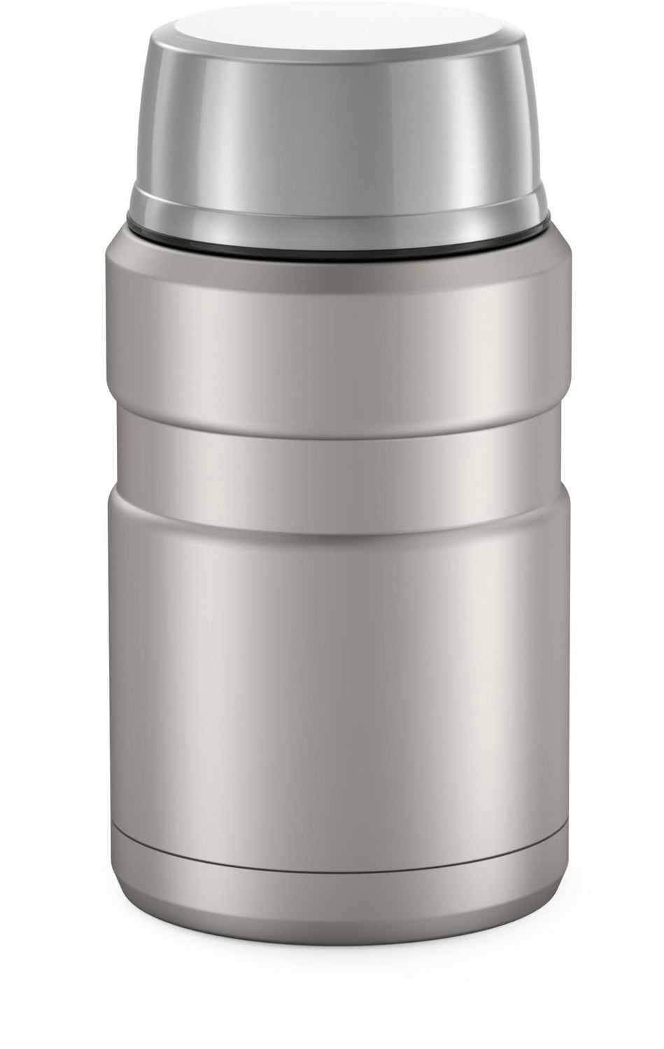 Thermos Stainless King Vacuum Insulated Stainless Steel 24 oz Food Jar with Folding Spoon. Silver