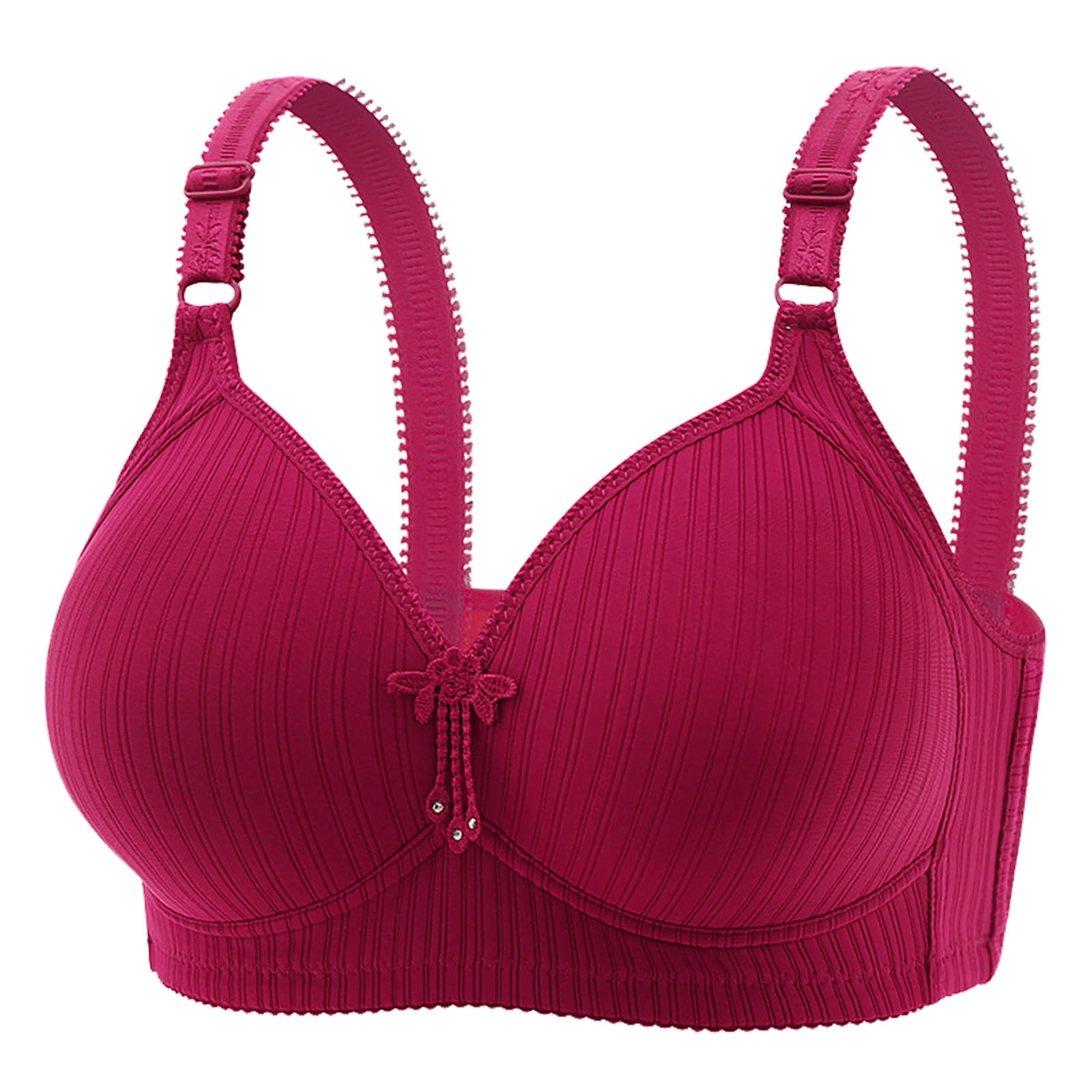 AherBiu Full Coverage Bras for Women No Underwire Push up Comfort Bralettes High Support No Padding Everyday Lingeries