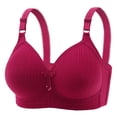 thumbnail image 1 of AherBiu Full Coverage Bras for Women No Underwire Push up Comfort Bralettes High Support No Padding Everyday Lingeries, 1 of 5