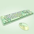 thumbnail image 1 of Amdohai Cordless Mechanical Keyboard Round Keyboard Office Desktop Keyboard and Set, 1 of 7