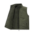 thumbnail image 4 of Birdeem Mens Thin Workwear Solid Color Stand Collar Sleeveless Jacket Tank Tops, 4 of 4