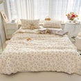 thumbnail image 4 of Friendly Plain Printed Washed Summer Quilt Ventilation Quilt 150x200cm, 4 of 6