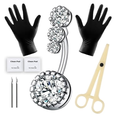 MesaSe Piercing Kits for All Piercings Nose Rings Piercing Needles Surgical Steel Piercing Tools