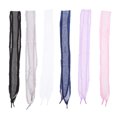 thumbnail image 1 of 6 Paires de Lacets de Mode en Chiffon Ruban Lacets 4cm de Large, 1 of 8