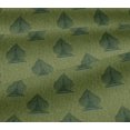 thumbnail image 5 of oneOone Viscose Jersey Fabric Leaves & Tree Block Print Sewing Fabric BTY 60 Inch Wide, 5 of 5