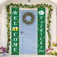 thumbnail image 2 of XZNGL St. Patricks Day Irish Holiday Porch Sign Home Door Curtain Banner Decoration, 2 of 9