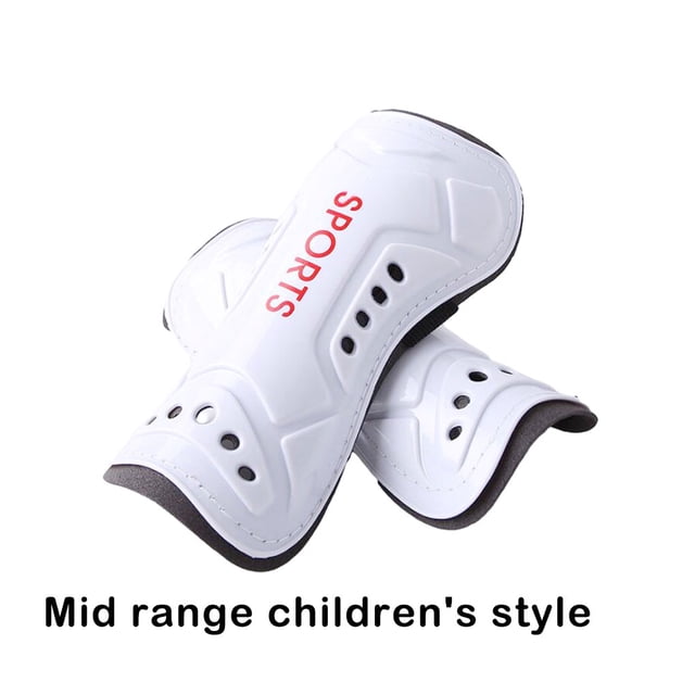 Baohd Durable Construction Calf Protector For Adult Soccer Training Adjustable Protective Leg Sleeves kid white 1Set