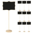 thumbnail image 1 of 10 Pcs Mini Panneaux Ardoise avec Support Petits Panneaux Noirs Panneaux Réservés Panneaux de Messages, 1 of 7