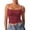 Wine, variant on Black Tank Top Woman Lace Top Double Lined Sexy Tank Top Spaghetti Strap Club Shirt Square Neck Sexy Vest - Hontri
