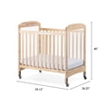 thumbnail image 4 of Foundations Next Gen Serenity Fixed-Side Compact Clearview Crib, 4 of 4