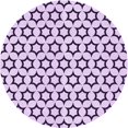 thumbnail image 1 of Ahgly Tapis Rond Lavable en Machine Intérieur Transitionnel Violet Raisin Vif, 5 Pieds Rond, 1 of 7