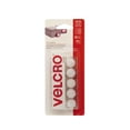 thumbnail image 1 of VELCRO® Brand Sticky Back™ Coins - 15 Sets, White, 1 of 2