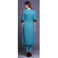 thumbnail image 4 of Bimba Robes Tuniques Droites pour Femmes Imprimé Kurta d'Été, 4 of 6
