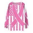 thumbnail image 5 of Penkiiy Hauts pour Femmes Femmes Décontracté Manches Longues Col Rond Hauts Chemises Amples Blouse Imprimé de la Saint-Valentin Chandail Graphique Rose Vêtements Y2K, 5 of 5