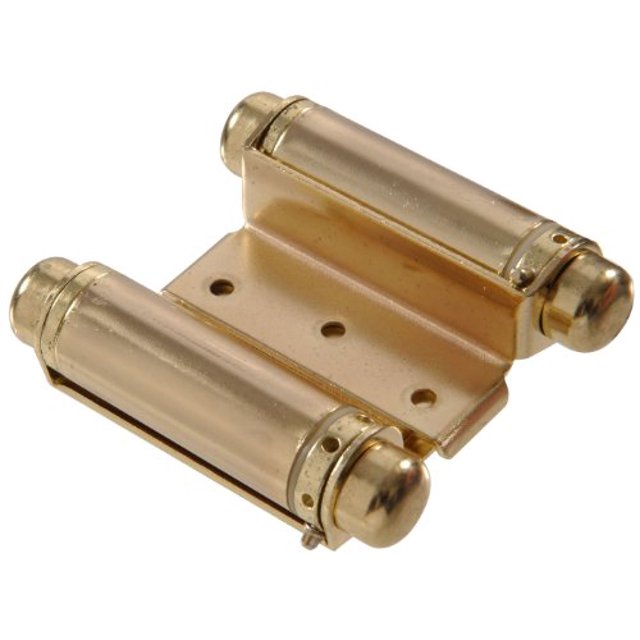 The Hillman Group 852546 3" Double Acting Spring Hinge - Satin Brass Finish