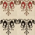 thumbnail image 1 of Ahgly Company Tapis d'Intérieur Lavable en Machine Carré Transitionnel Marron Sienne, 7 Pieds Carré, 1 of 7