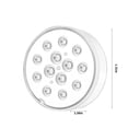 thumbnail image 4 of Dvkptbk Chargement Usb Led13 Lumières RVB Changement de Couleur Rf Télécommande Lumières de Plongée Minuterie Lumières de Fond de Piscine 20 ml Lumière de Piscine Natation, 4 of 9