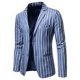 thumbnail image 3 of Maytalsory Stylish And Professional Suit Jackets For Timeless And Classic Style Slim Fit blue 5XL 1Set, 3 of 6