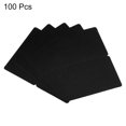 thumbnail image 3 of Unique Bargains Blank Greeting Cards,100pack Favor Decor Foldable Blank Card ,Black Card Paper, 3 of 5