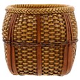 thumbnail image 1 of 1pc Resin Storage Basket Fruit Storage Basket Weaving Basket Storage Holder, 1 of 8