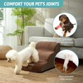 thumbnail image 3 of Dog Stairs for Small Dogs .” H Pet Step with Leakproof Cover High Density Foam Cat Ramp for Couch Sofa or Chair Lightweight Durable Comfort .x.x Step, 3 of 7