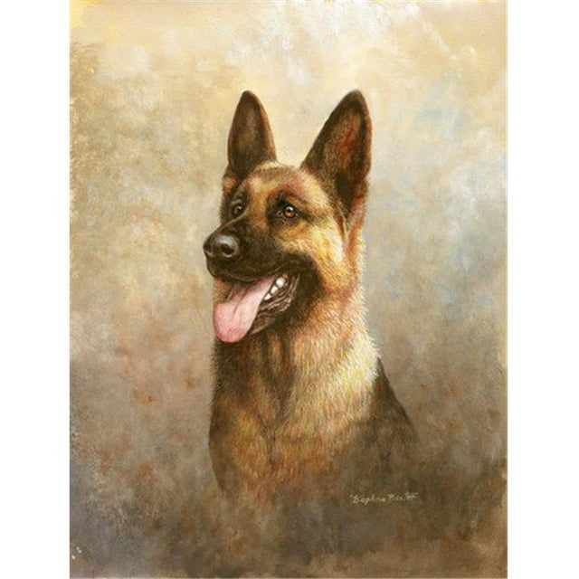 Carolines Treasures BDBA0464GF Alsatian German Shepherd Flag Garden Size