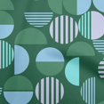 thumbnail image 1 of oneOone Polyester Spandex Dark Green Fabric Geometric Sewing Craft Projects Fabric Prints By Yard 56 Inch Wide, 1 of 4