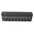 thumbnail image 1 of Headset Amplifier Stereo, 8 Channel Portable Stereo Amplifier with RGB Light for Studio Family KTV, 1 of 7