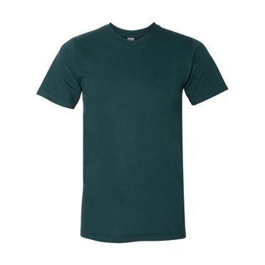 American Apparel T-Shirt en Jersey Fin, TG, Forêt
