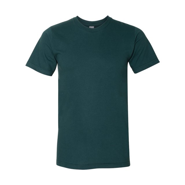 American Apparel T-Shirt en Jersey Fin, 2TG, Forêt