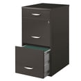 thumbnail image 1 of Pemberly Row 3 Drawer 18" Deep Metal File Cabinet in Charcoal, 1 of 1