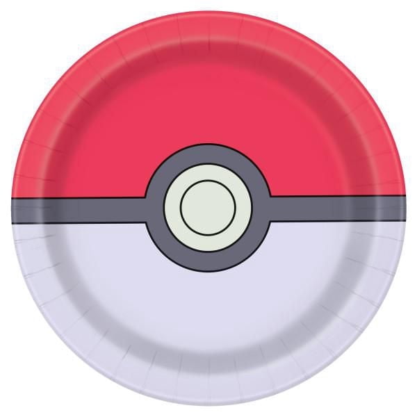 Unique Industries Pokémon Round 7" Dessert Plates, 8ct