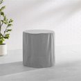 thumbnail image 2 of Crosley Furniture Housse de Meuble Bistro d'Extérieur Ronde en Vinyle, Gris, 2 of 6