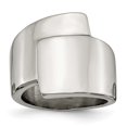 thumbnail image 1 of Bague Fantaisie en Acier Inoxydable Poli 6 Tailles, 1 of 6